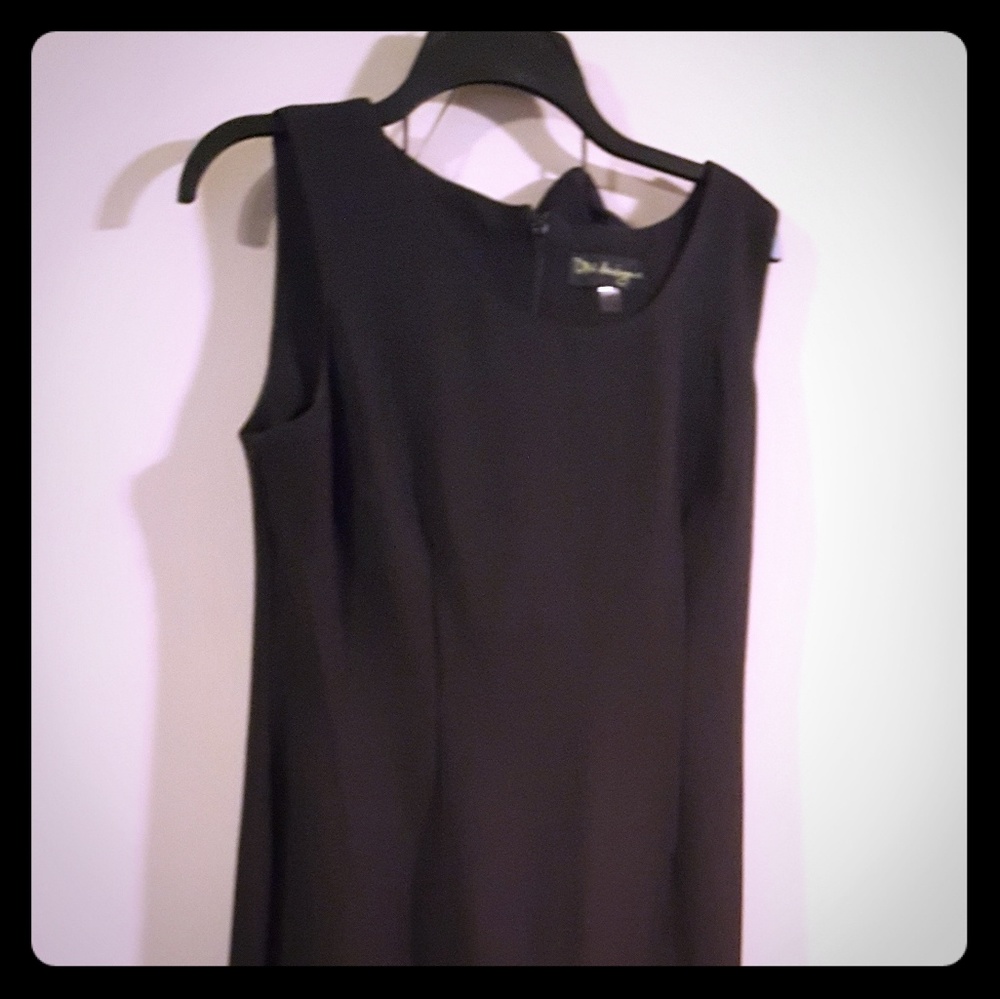 Black Sheath dress and jacket set